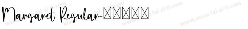 Margaret Regular字体转换